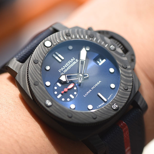 (VS工場) パネライコピー時計 PAM01563 サブマーシブル ルナ・ロッサ カーボテック - 無償修理